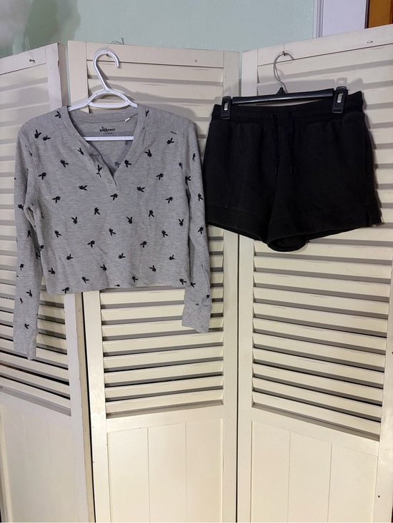 DSG Accessories - Two piece outfit including Playboy crop lounge top and DSG sweat shorts